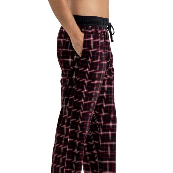 RED - BRUSHED PLAID FLANNEL LOUNGE PANTS MEDIUM Msrp $49 - Picture 6 of 6